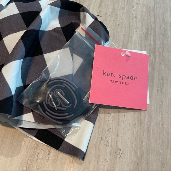 Kate Spade Shoreside Plaid Bikini black / white - Picture 9 of 13